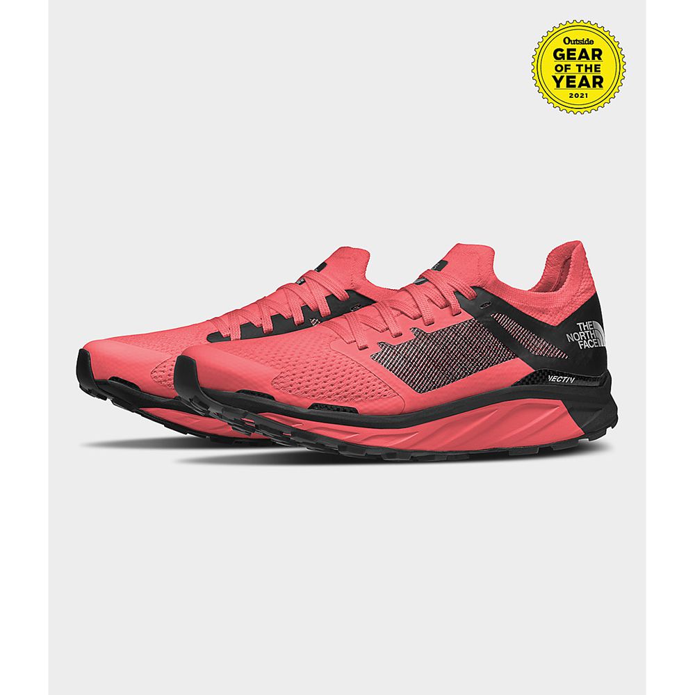 The North Face Trail Running Shoes Womens Australia - The North Face Flight Vectiv Red / Black Runni